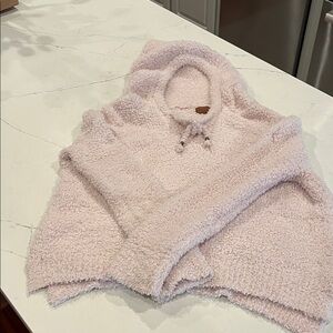 POL Soft Pink Fuzzy Hoodie